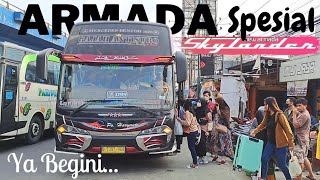 Serbuan Penumpang Po Haryanto Skylander | Hunting bus Angkatan Pagi