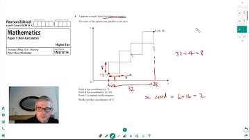 Coordinates, Edexcel 2018 Higher Tier Paper 1 Question 6