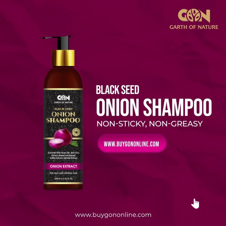 GON | Motion Graphics | Adobe Premiere | Black Seed Onion Shampoo | Product Introduction
