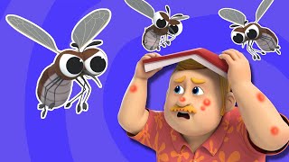 Mosquito Bit Me | No No Mosquito | Mosquito Song | Nursery Rhymes | Kids Songs | Panpandodobibi