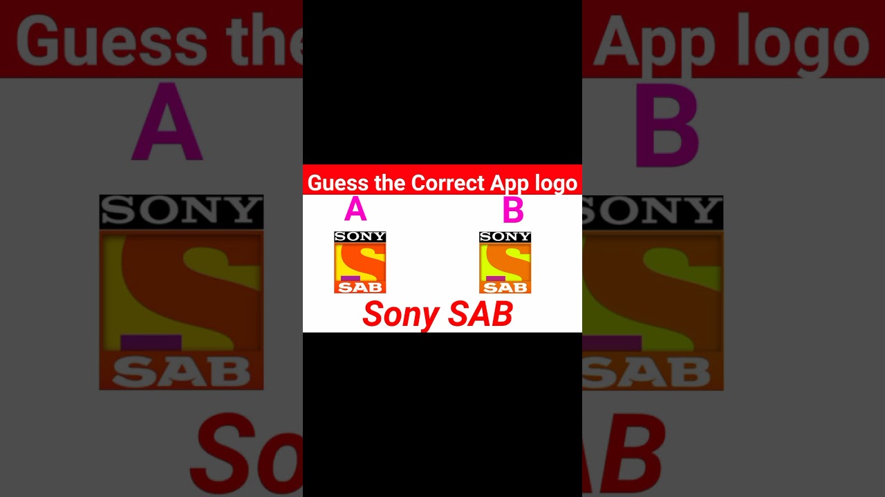 Guess The Correct Sony SAB Logo 