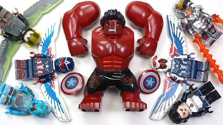 LEGO Captain America: Brave New World | Red Hulk | Falcon | Sabra | Ironheart Unofficial Minifigures