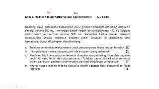 Pembahasan Soal Essay KSN Kimia 2020