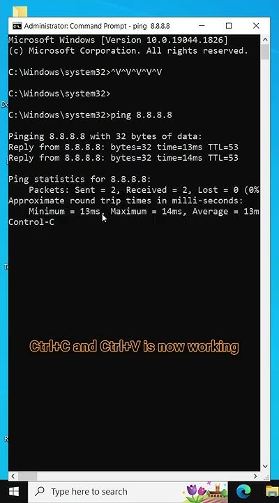 How to enable ctrl+c and ctrl+v keys in cmd || copy paste in cmd || 1 ...