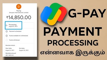 GPay payment processing problem tamil || Google pay payment not sending problem tamil