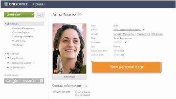 Manage users on your ONLYOFFICE portal