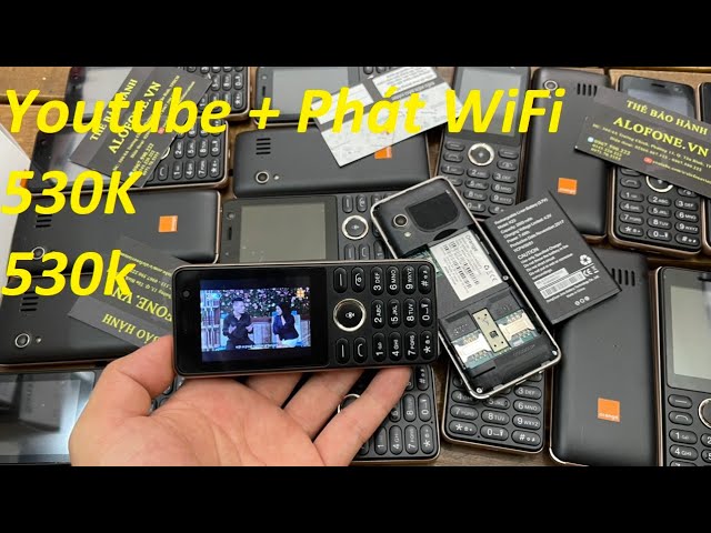 Điện Thoại Có 3G Phát Cả WIFI giá 530k Xem YOUTUBE thoải mái Pin TRÂU 2 SIM GIÁ 530K