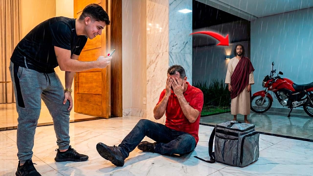 INFLUENCIADOR Humilhou ENTREGAR DE APLICATIVO... Até Que JESUS veio como MOTOBOY!