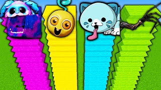 CHOOSE THE RIGHT LADDER PJ PUG-A-PILLAR TRAIN EATER BABY LONG LEGS CANDY CAT PROTOTYPE IN MINECRAFT