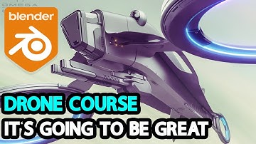 Hard Surface Drone Design in Blender