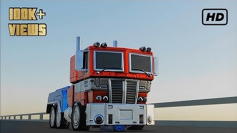 Optimus Prime Arrival To Earth | Blender 3D