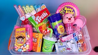 Satisfying ASMR Miniature Unboxing Candy Snack Box : Trolli Pizza Gummy, Pochacco Chocolate