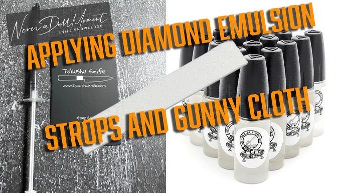 REVIEW: Gunny Juice - Poly Diamond Emulsion for stropping blades and other  cutting edges 