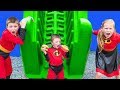Assistant and Batboy Ryan Fun with PJ Masks and Incredibles Compilation
