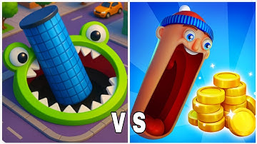 Hole io vs Hopping Heads - ASMR Gameplay (Max Level, Math Games) All New Update 