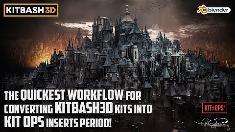 THE FASTEST WAY TO CONVERT KITBASH3D TO KIT OPS INSERTS