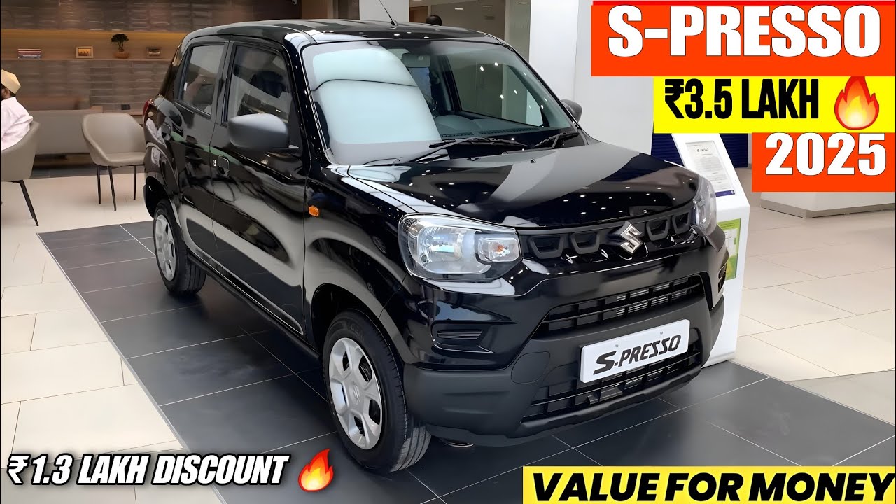 Maruti S-Presso New  Model 2025 सिर्फ़ ₹3.5 लाख Maruti S Presso Review Hindi