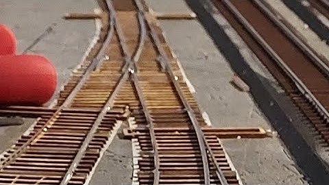 Hand Laying a yard ladder in HO scale