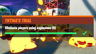 Eliminate Players Using Explosives (5) - Fortnite TNTina's Trial Challenges