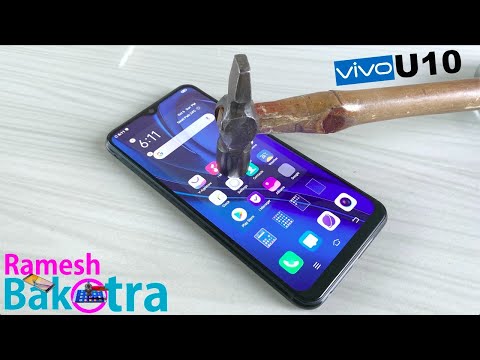 Vivo U10 Screen Scratch Test