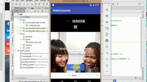 Android Turorials For Beginners - #8: How to Convert a Website into Android App using Android Studio