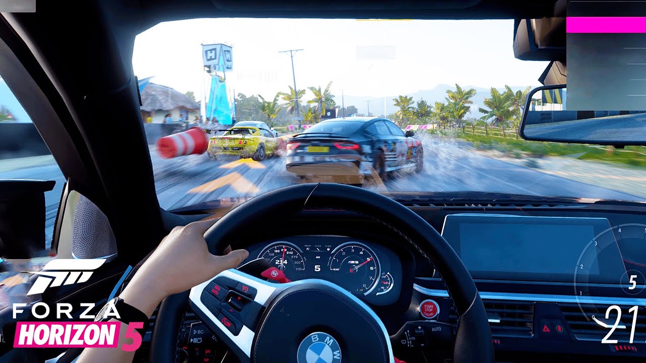 Forza Horizon 5 - Online Race in First Person Looks INSANE