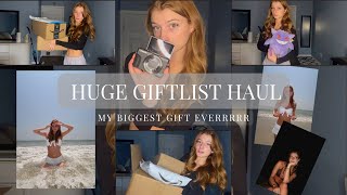 ANOTHER huge giftlist haul!! *Someone gifted me a Cannon G7x* 🤯