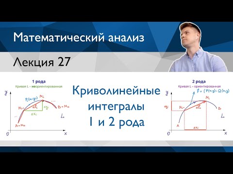 Криволинейные интегралы 1 и 2 рода – что такое и в чём разница? | Лекция 27 | Матанализ