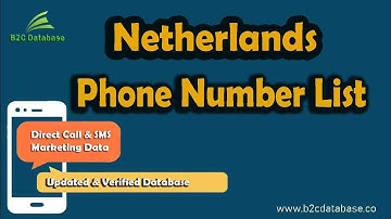 Netherlands Phone Number List
