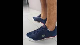 tenis lacoste azul