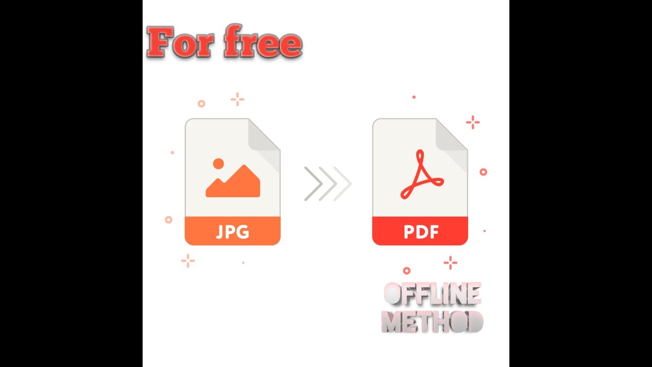How to convert .jpg files to .pdf files. Offline method free. YouTube