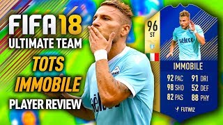 FIFA 18 TOTS IMMOBILE (96) PLAYER REVIEW! FIFA 18 ULTIMATE TEAM!