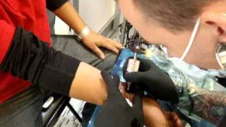 Ecko Fan Gets Tattooed