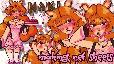 How to make CHARACTER REFERENCE SHEETS // character focused method 🩷🤍🤎