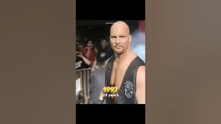 Stone Cold Steve Austin Through the Years #wwe #aew #wrestling #shorts