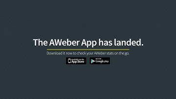 AWeber Email Marketing Mobile App for iOS and Android