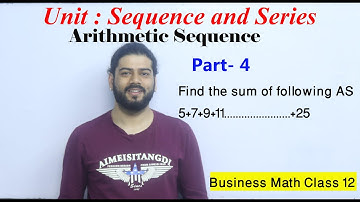 Arithmetic Sequence Part 4 Business Mathematics Sequence and Series  Solution From Old is Gold