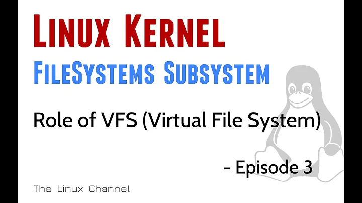 327 Linux Kernel FileSystems Subsystem - Role of VFS(Virtual File System) Episode3 #TheLinuxChannel