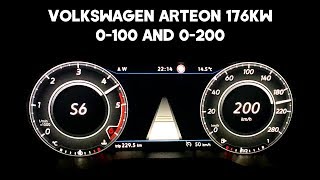 Volkswagen Arteon 2.0 TDI - Acceleration 0-100, 100-200