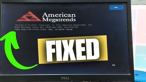 CMOS-controlesomfout | Druk op (DEL) om de installatie te openen. Oplossing voor Windows-computers