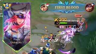 THIS IS WHY FREYA ALWAYS META IN EXP LANE!!! ( MUST TRY ) FREYA BEST BUILD 2024 - MLBB