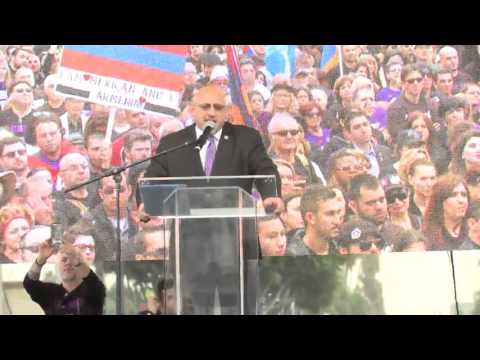 სომეხი ერის გენოციდი. სომხურ და ინგლისურ ენებზე. აშშ  США  День Геноцида Армян 24.04.2015