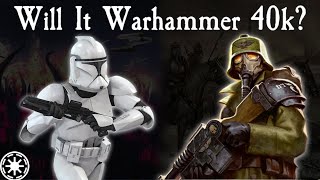 Clone Army vs Death Korps of Krieg | Will it Warhammer (Star Wars)