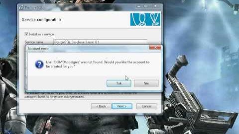 Installation of PostgreSQL