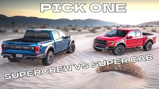 Sports Performance Which Ford Raptor is For You? SuperCrew vs. SuperCab Deep Dive!