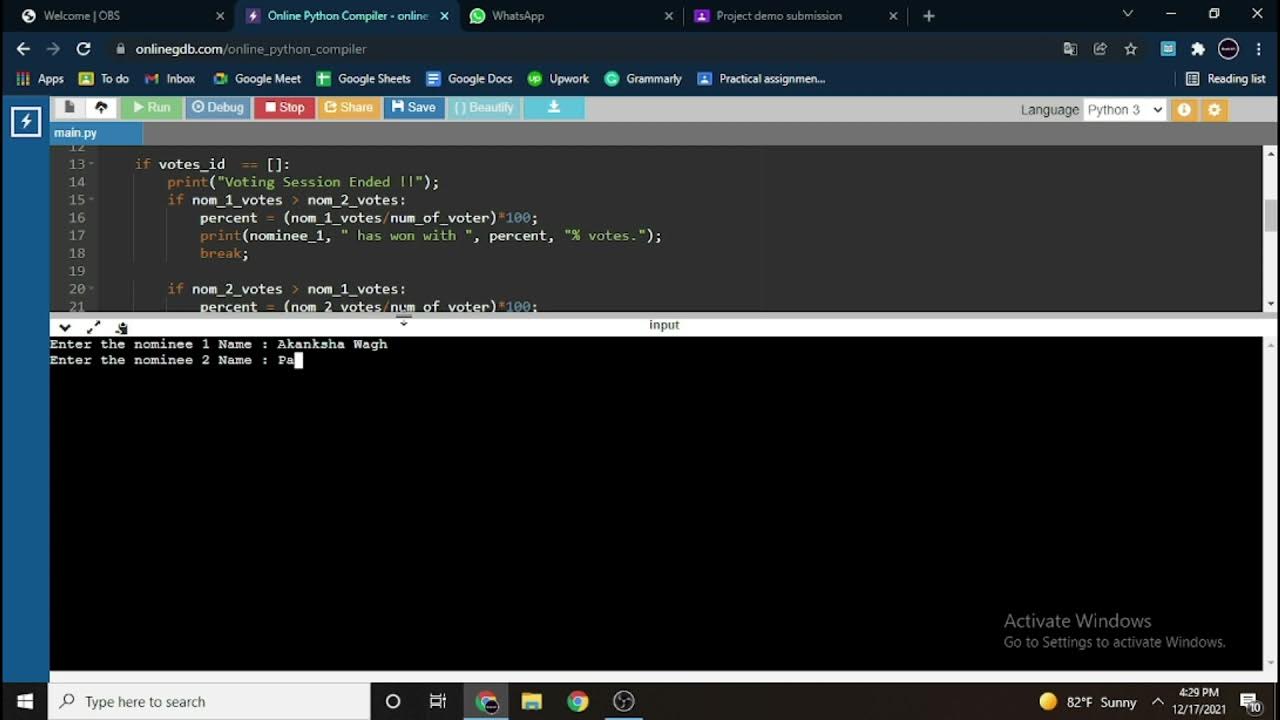 Online Voting System Using Python! - YouTube