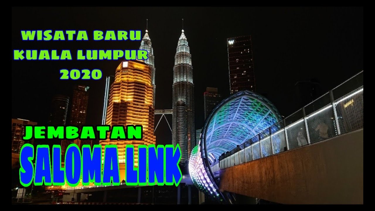 #wisata #kualalumpur JEMBATAN SALOMA LINK. wisata baru kuala lumpur