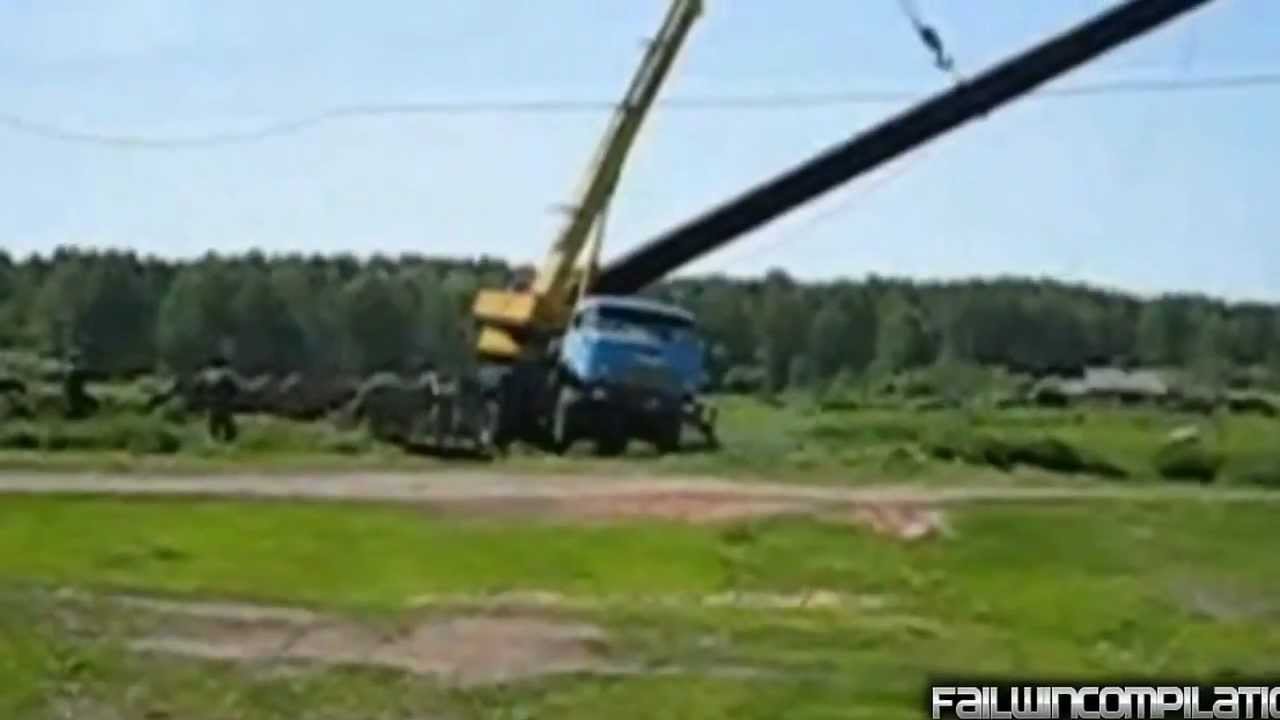 Crane Fail Compilation 2013 YouTube