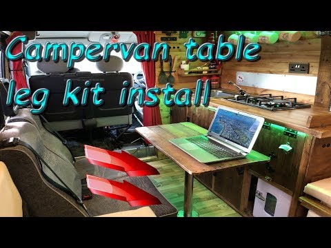 How to install a CAMPERVAN RV MOTORHOME table leg kit