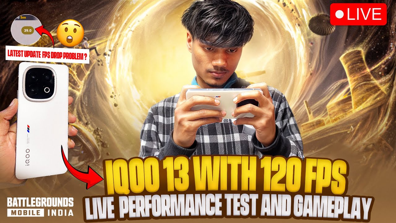 IQOO 13 INDIA FASTEST PHONE | 120 + 90 FPS TEST WITH METER 😲🔥#iqoo13 # ...
